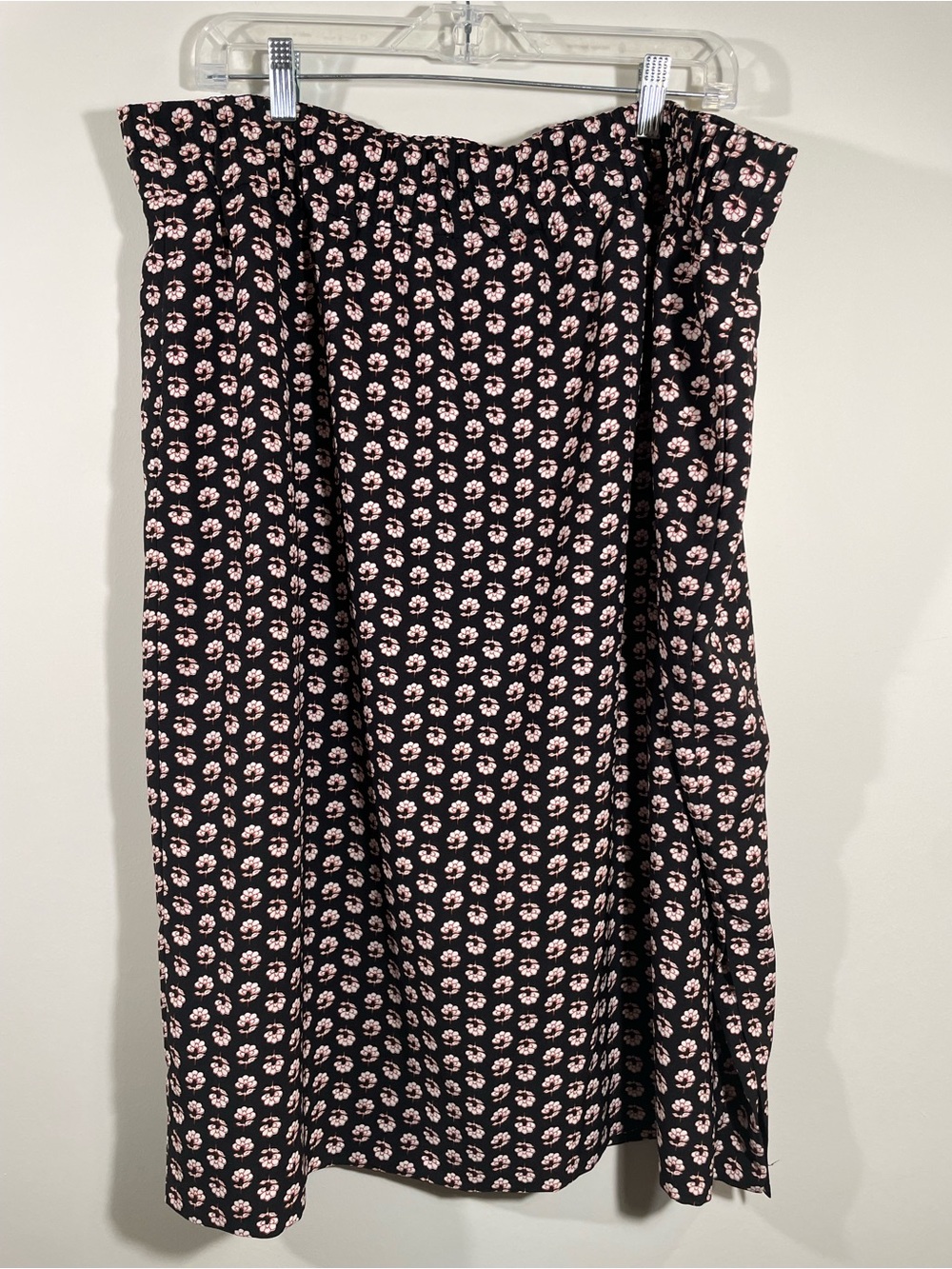J.Crew floral midi skirt with elastic waist 2X